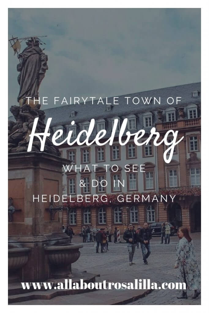 Wander the streets of Heidelberg with me and discover everything this delicious city has to offer. Read more on www.allaboutrosalilla.com #heidelberg #germany #europe #europeandestination