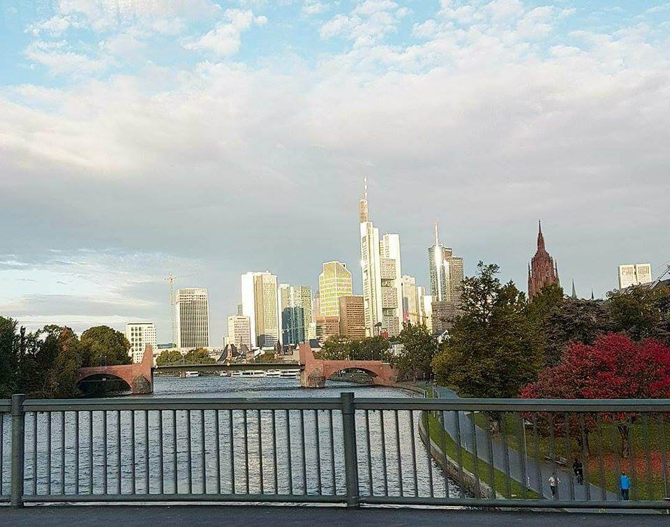 Enjoying a river cruise. The best things to do in Frankfurt in 24 hours. 