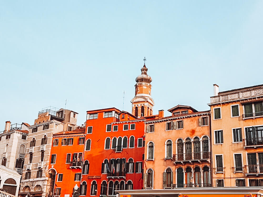 Colourful Venetian buildings