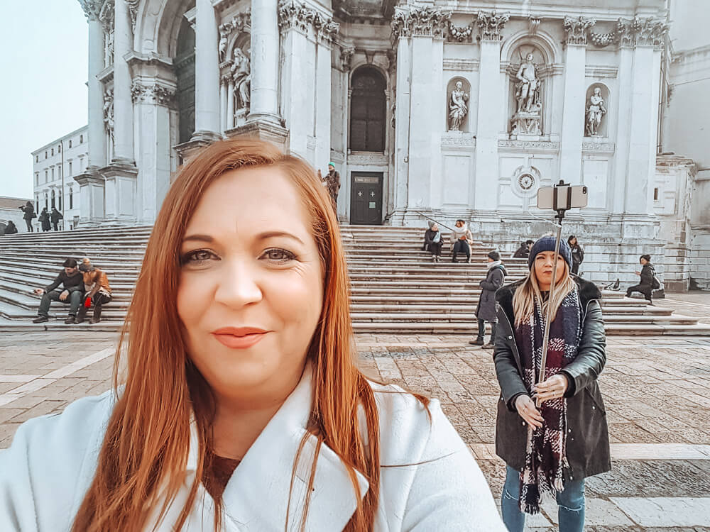 Taking selfies in Venice