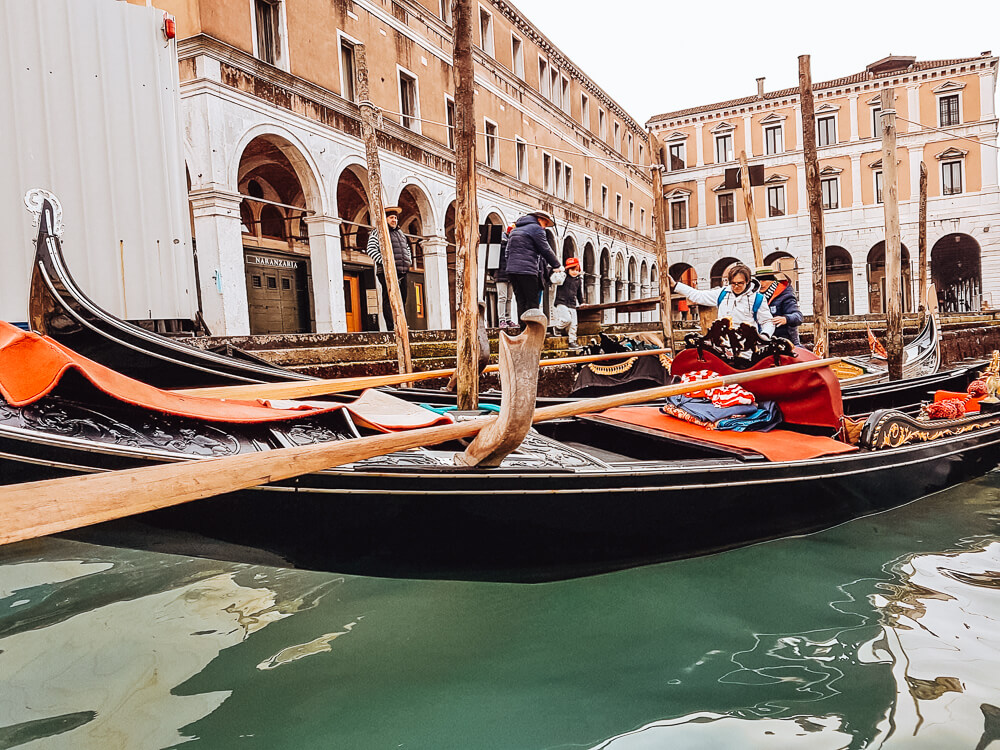 Gondolas in Venice