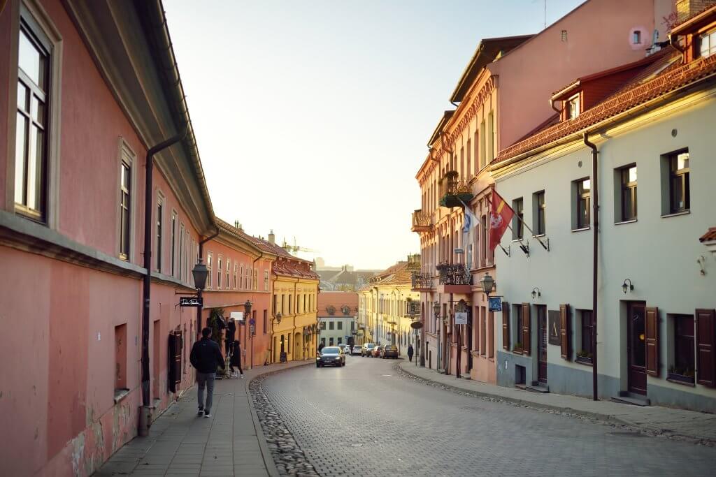 Wander the cobbled streets of Vilnius Lithuania