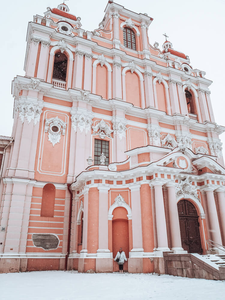 Church of St. Catherine in Vilnius is one of the best tourist attractions in Vilnius