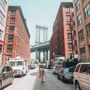 The most instagrammable places in New York. Dumbo Brooklyn New York.