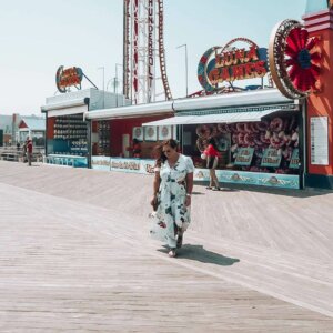 The most instagrammable places in New York. Stillwell Avenue, Coney Island, Brooklyn, New York.