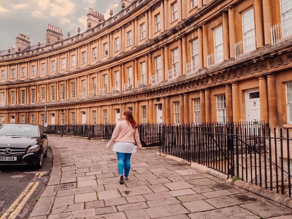 The Royal Crescent in Bath UK