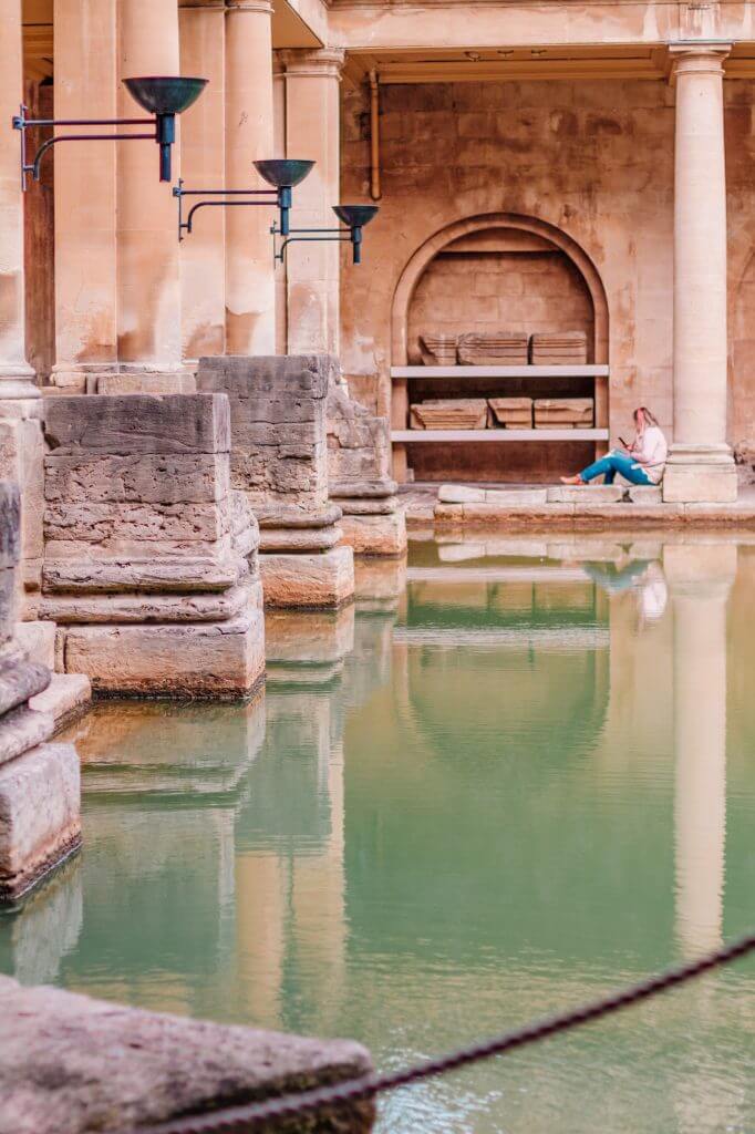 Roman Baths in Bath City Uk