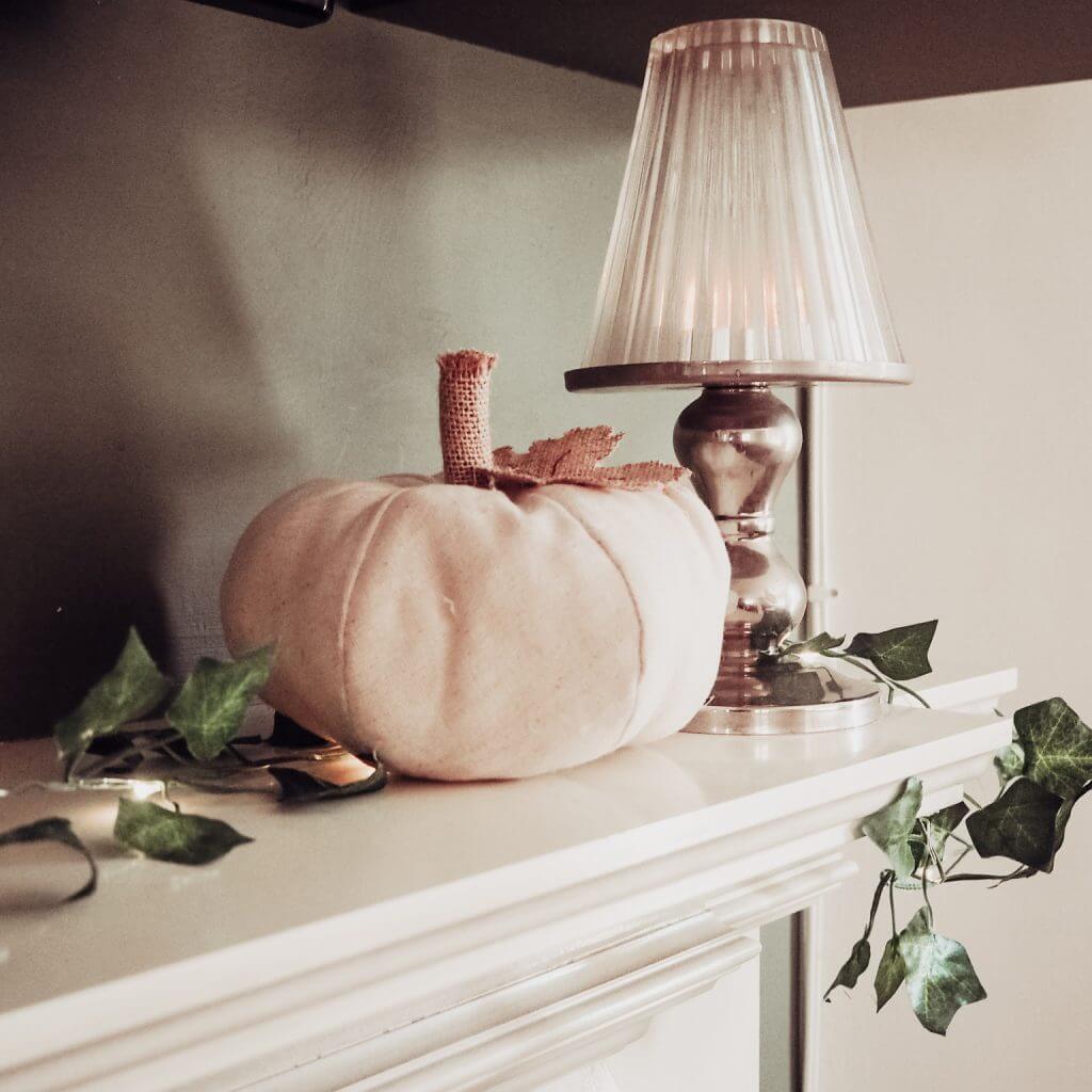 Adding Fairy Lights will add some warmth to your Fall Home Decor