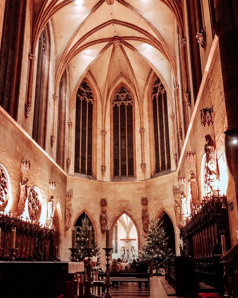 The beautiful churches of Colmar. 