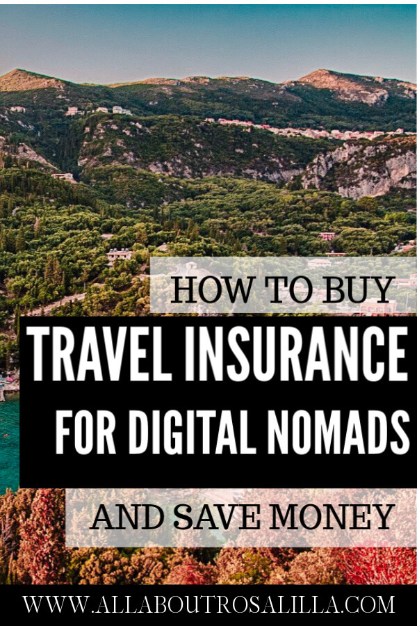 A guide on the best travel insurance for digital nomads and how to save yourself money making sure that you are protected while travelling. Read more on www.allaboutrosalilla.com #digitalnomads #travelgirls #solotravel #travelinsurance #nomadlifestyle #travelblogger