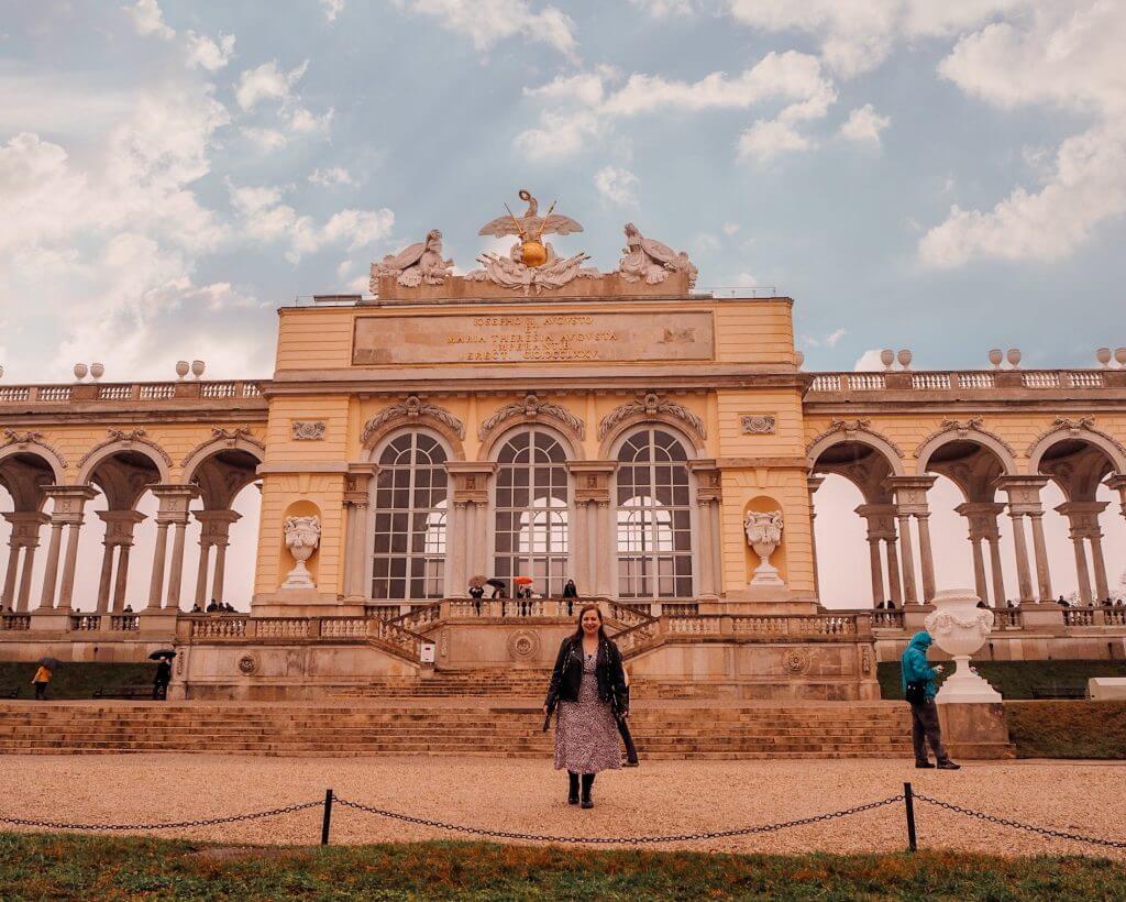 Gloriette in Schonbrunn Palace in Vienna