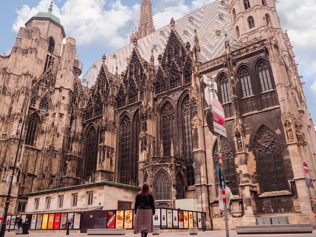 Outside of St Stephen's Cathedral Vienna