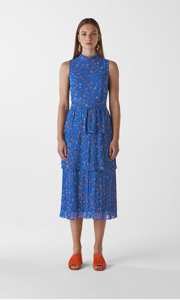 Whistles Blue Floral Tiered Dress. My top 10 floral dresses from the highstreet. Read more on www.allaboutrosalilla.com