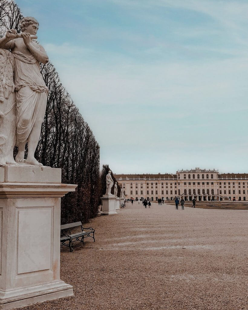 Schönbrunn Palace in vienna austria