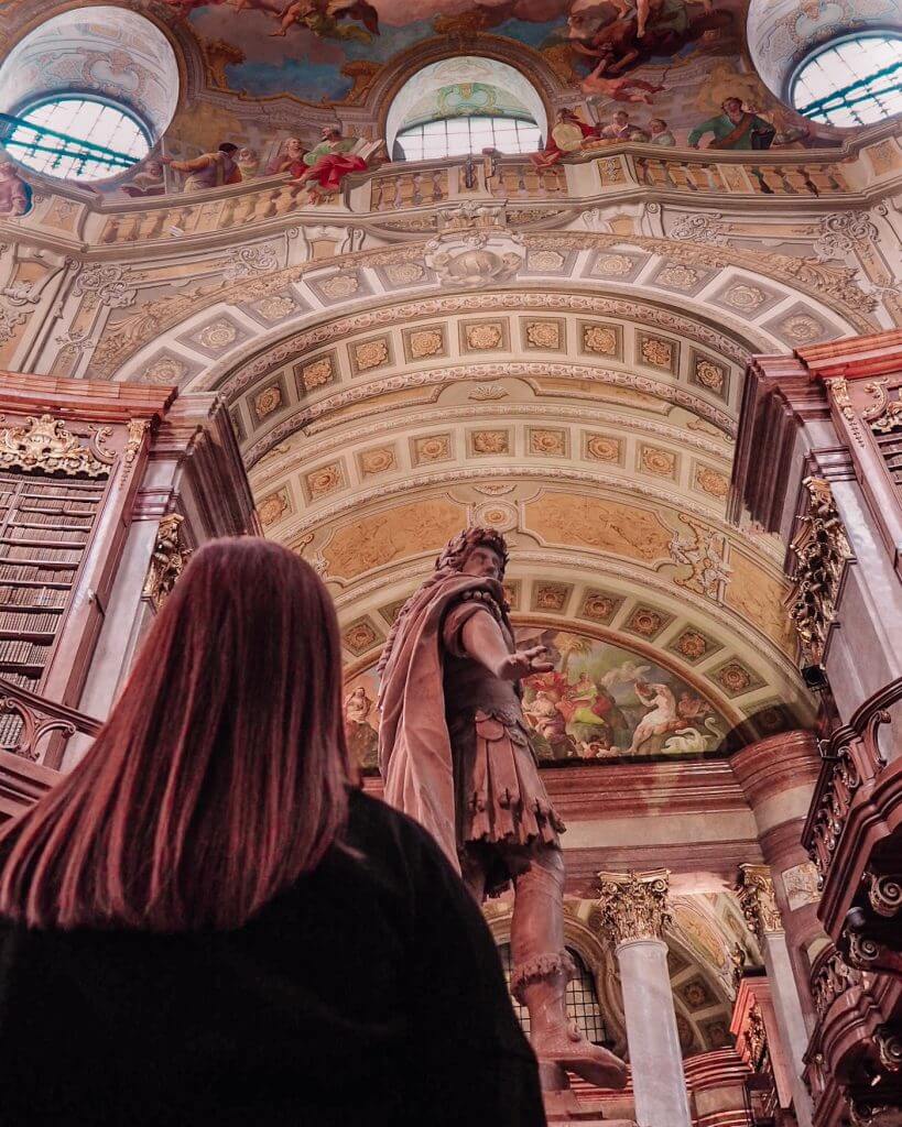 Fresco ceiling at the Austrian National Library