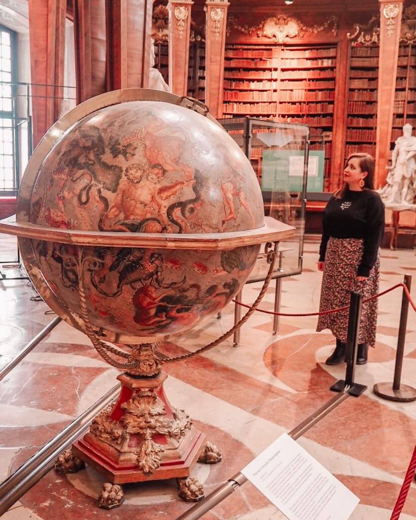 Globe at Austrian National Library
