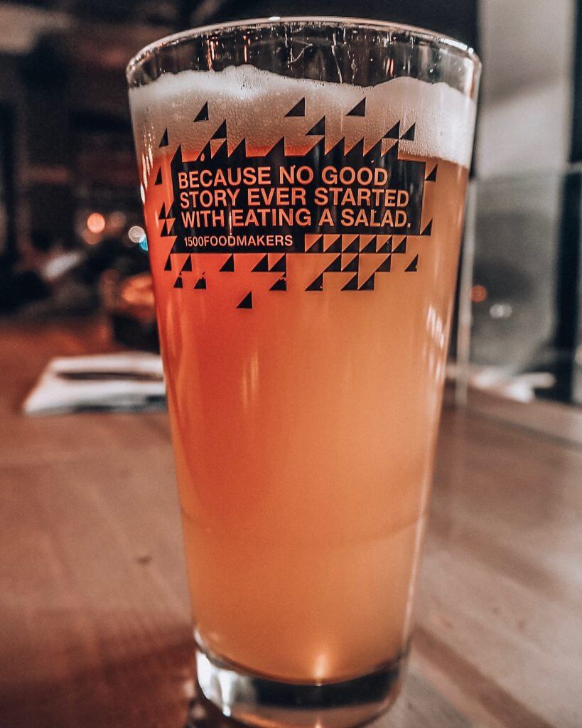Fun beer glass
