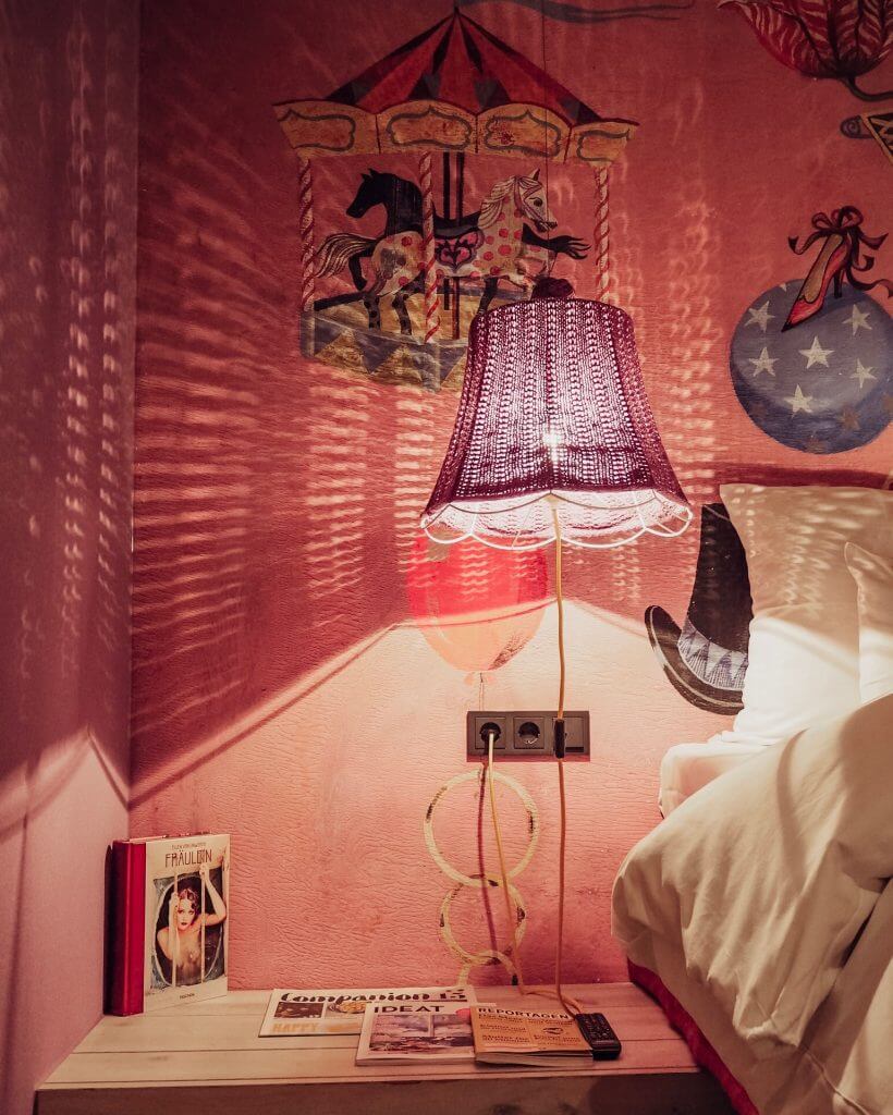 Bedroom in hotel