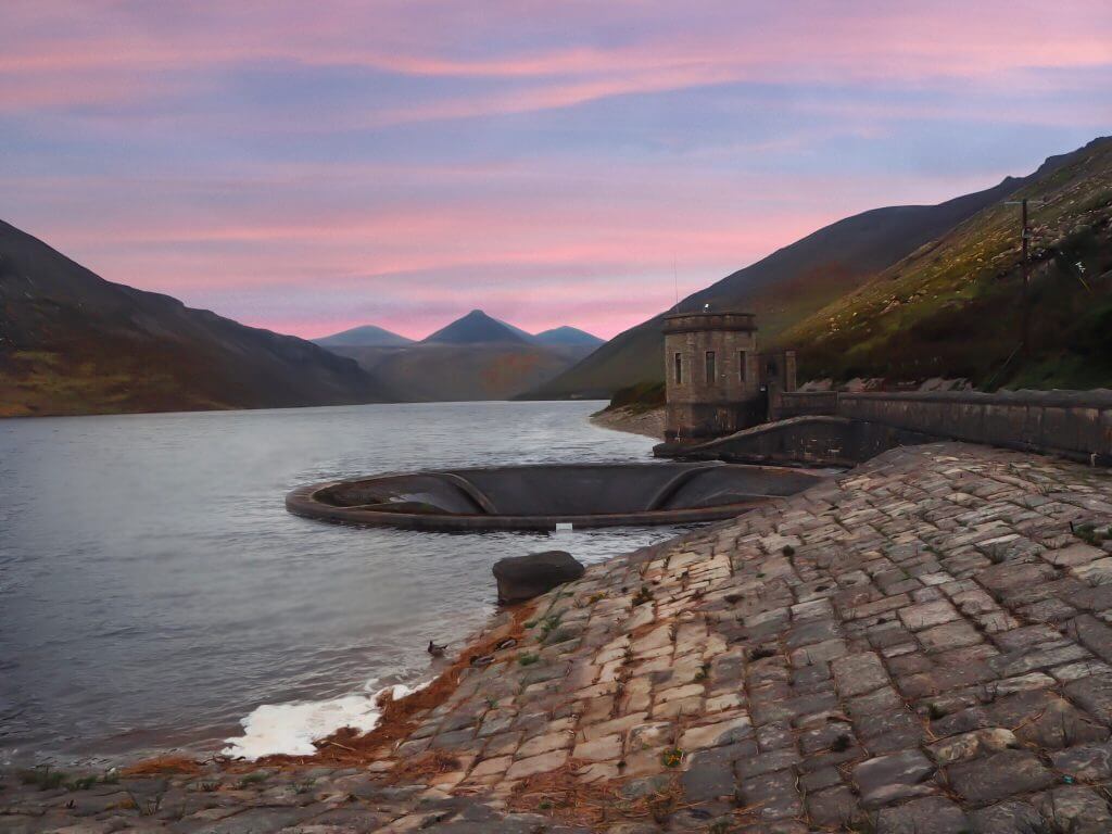 Beautiful views at Silent Valley Reservoir