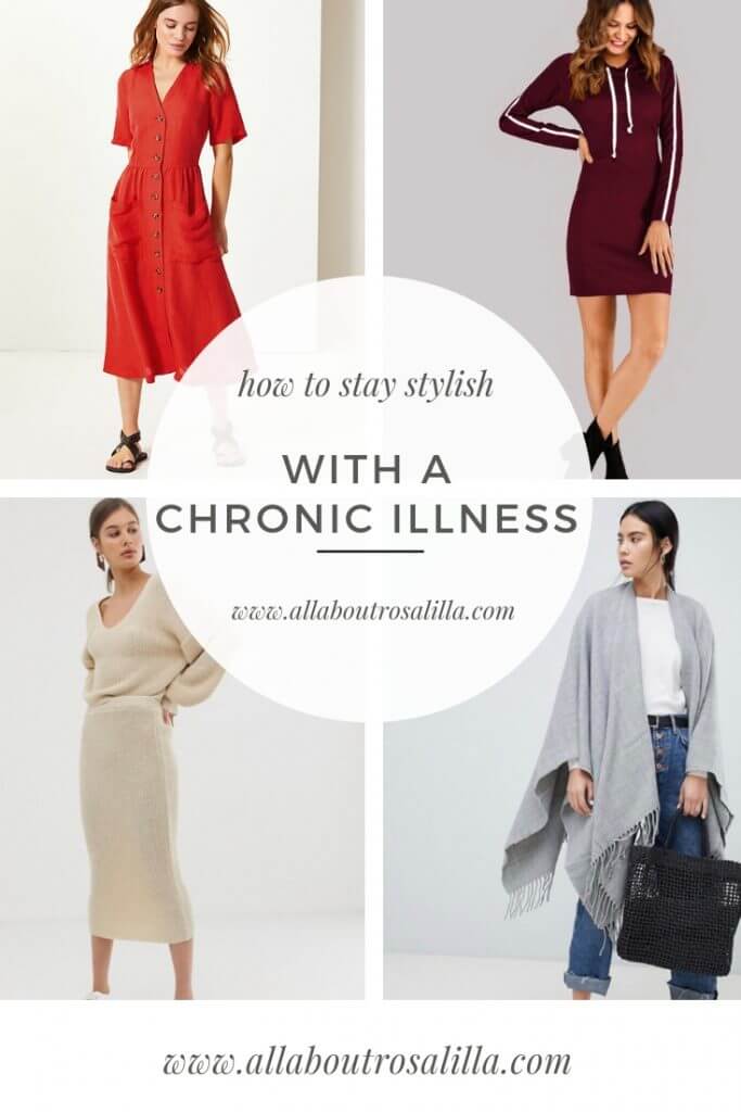 Fashion with Chronic Illness. How to still stay stylish with a chronic illness. Read more on www.allaboutrosalilla.com #chronicillness #lymedisease #chronicillnessstyle #chronicillnesstips #spoonie
