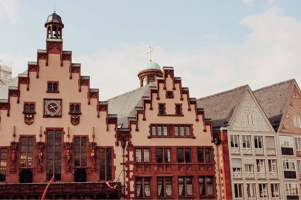 Beautiful architecture in Frankfurt Germany