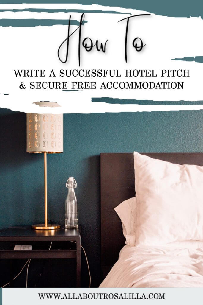This blog breaks down exactly how to write a successful Hotel pitch and secure free accommodation as a travel blogger. #travelblogger #freeaccommodation #hotelpitch #bloggingresources