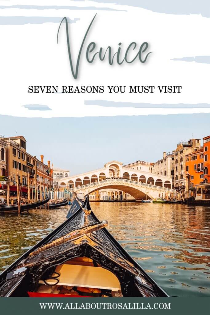 Venice is one of the most beautiful cities in the world. As if you need even one reason to visit but I am giving you seven wonderful reasons to visit Venice. #visitvenice #venice #veniceitaly #explorevenice #beautifuldestinations