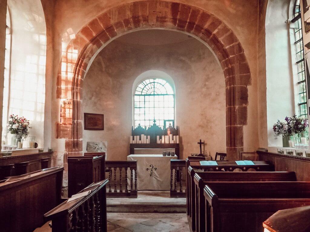 The church where Shakespeare married Anne Hathaway at Billesley Manor. Read more on www.allaboutrosalilla.com