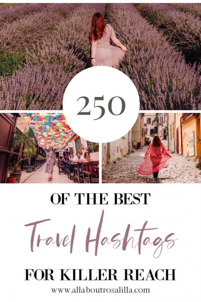 The best travel hashtags to use for killer reach. A list of over 250 travel hashtags for Instagram. 