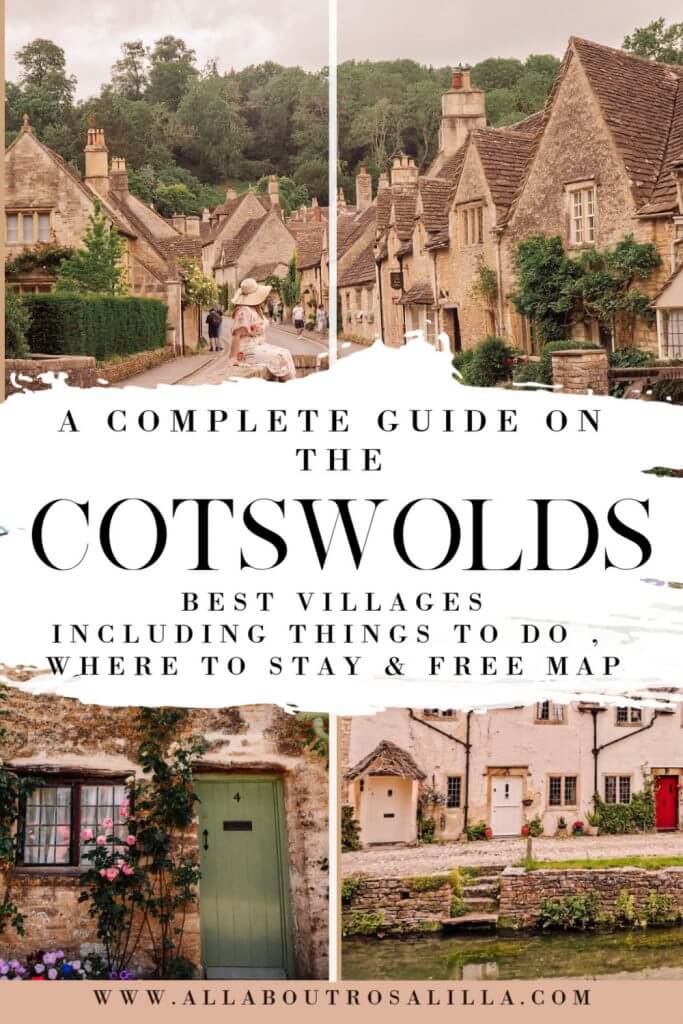 Image of Cotswolds Villages with Text Overlay