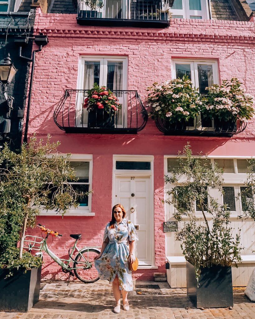 The house from Love Actually in Notting Hill London. 