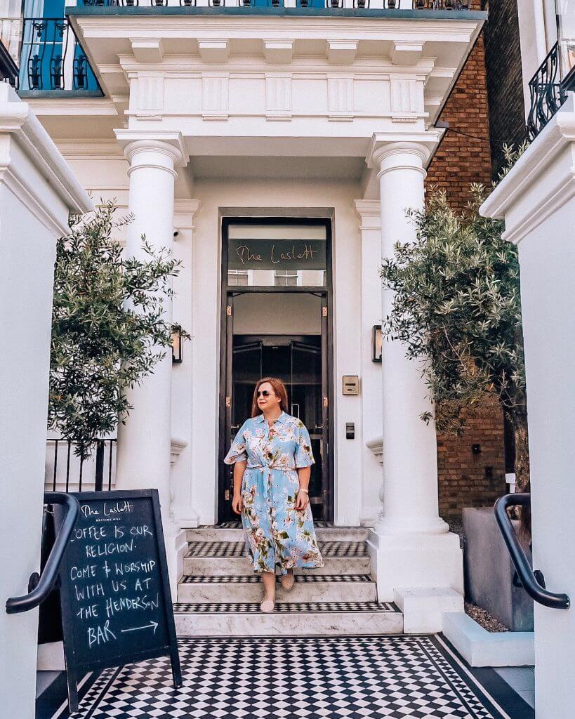 The entrance of The Laslett Hotel Notting Hill London