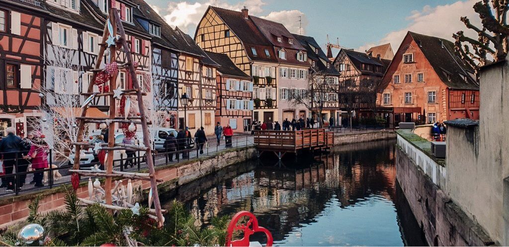 The colourful houses of Colmar. 