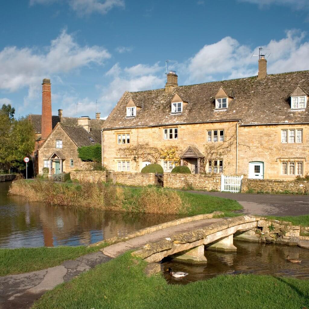 Bourton-on-the-Water's scenic bridges - a standout in Cotswolds' best villages.