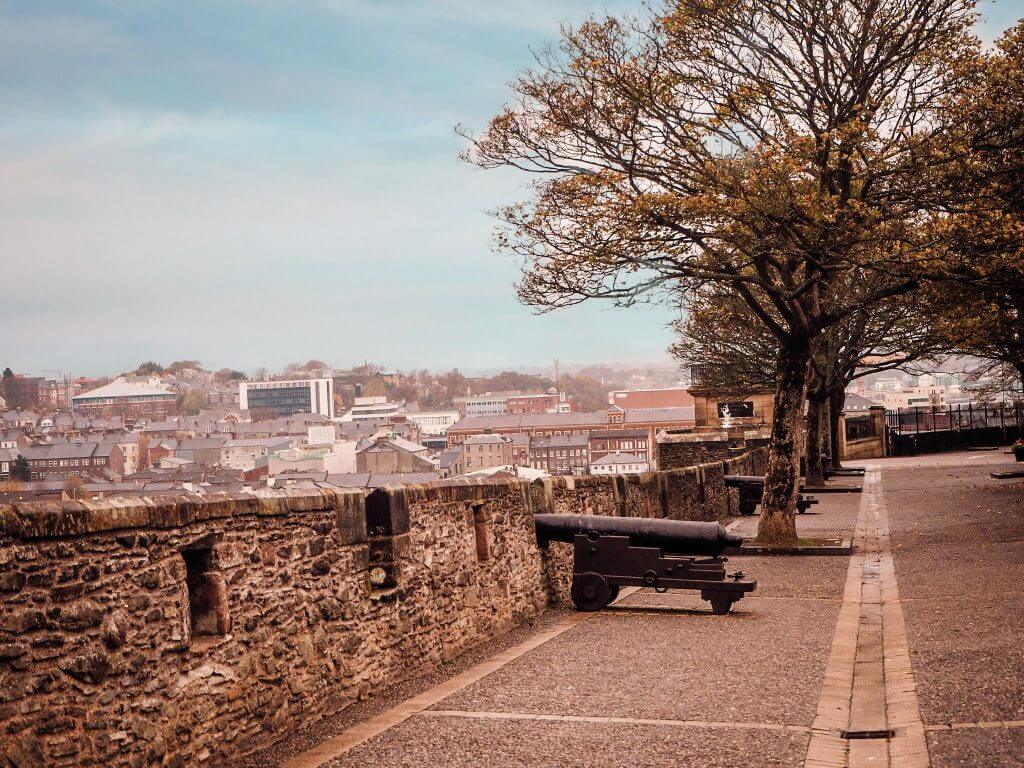 Things to do in Derry include walking the historic walls. 