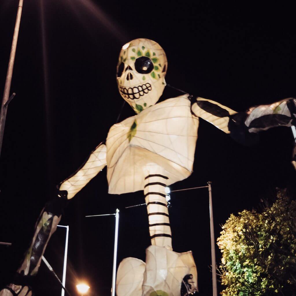 The Halloween parade during the Halloween festival in Derry one of the world's best Halloween destinations