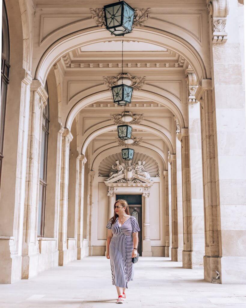 Woman exploring Bucharest with Experience Bucharest. 