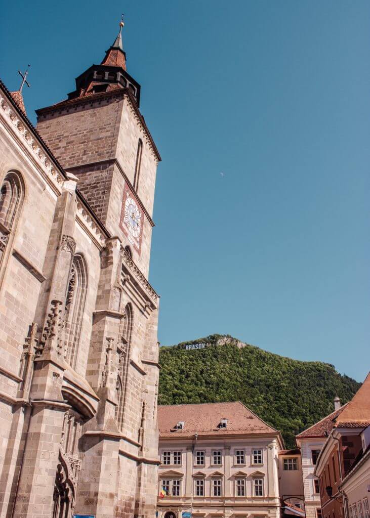Black church in Brasov Transylvania