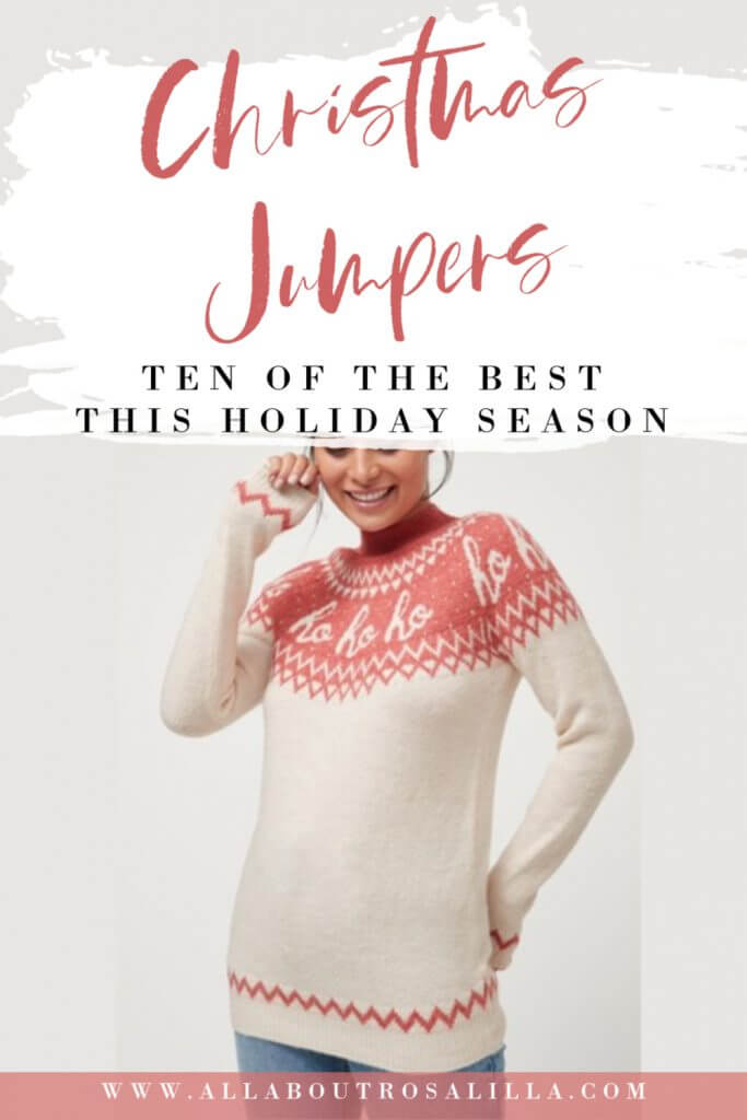 Christmas Jumpers. Ten of the best festive jumpers this Christmas #christmas #christmasfashion #christmasjumpers #christmassweaters #tuesdayten #christmasjumperswomen