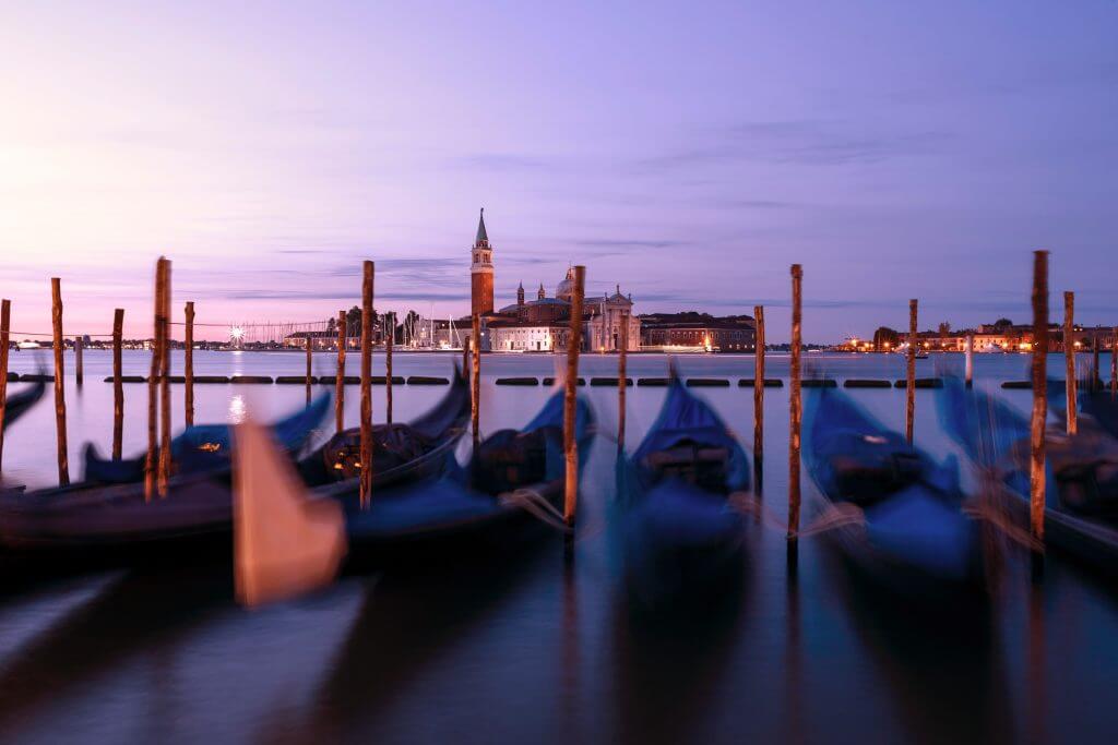 Venice at night
