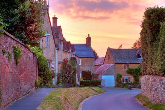 Stone cottages in The Cotswolds, England