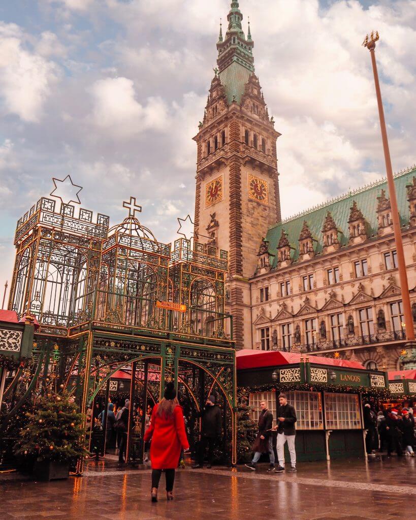 Entrance to the Hamburg Christmas Markets