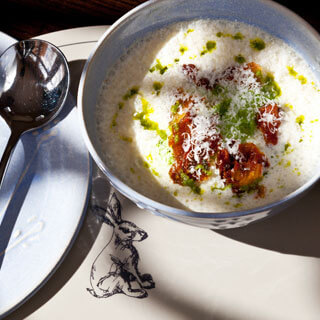 Baked Potato soup at Campagne Kilkenny