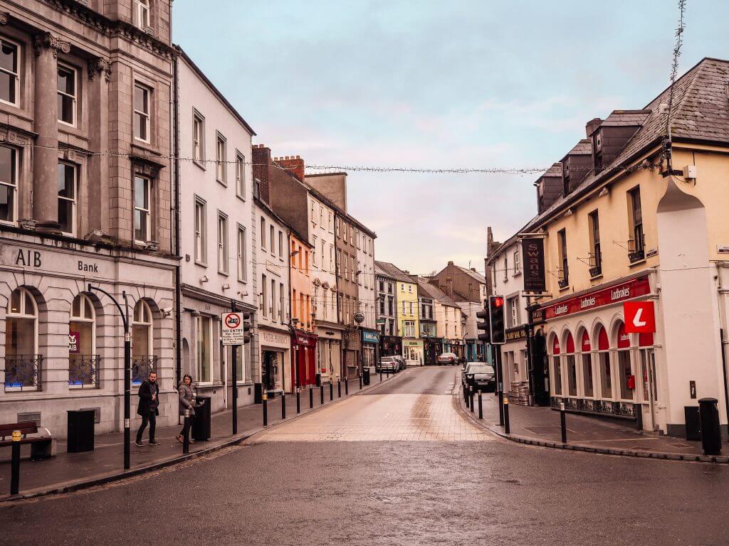 Colourful streets of Kilkenny city