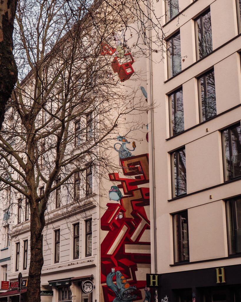 Street art in Schanzenviertel area of Hamburg