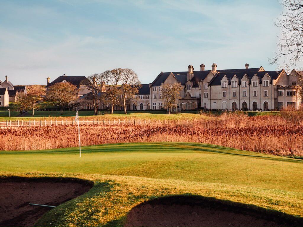 The Nick Faldo designed golf course of Lough Erne Golf Resort in Northern Ireland.