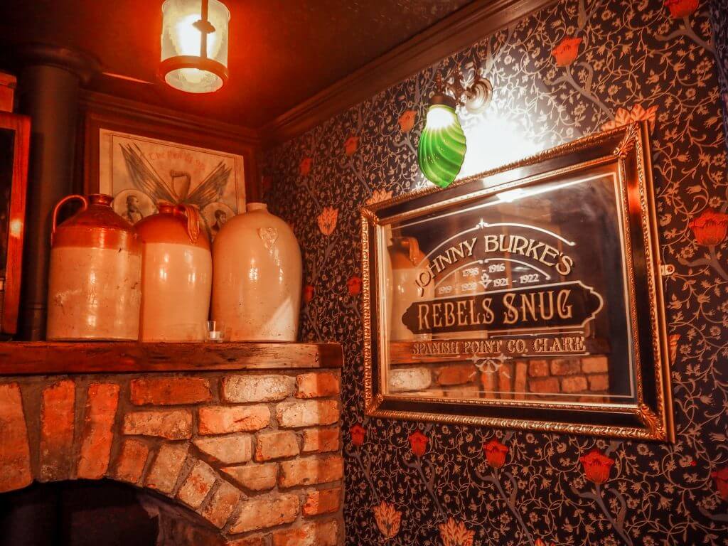 Cosy corner of a pub in Ireland