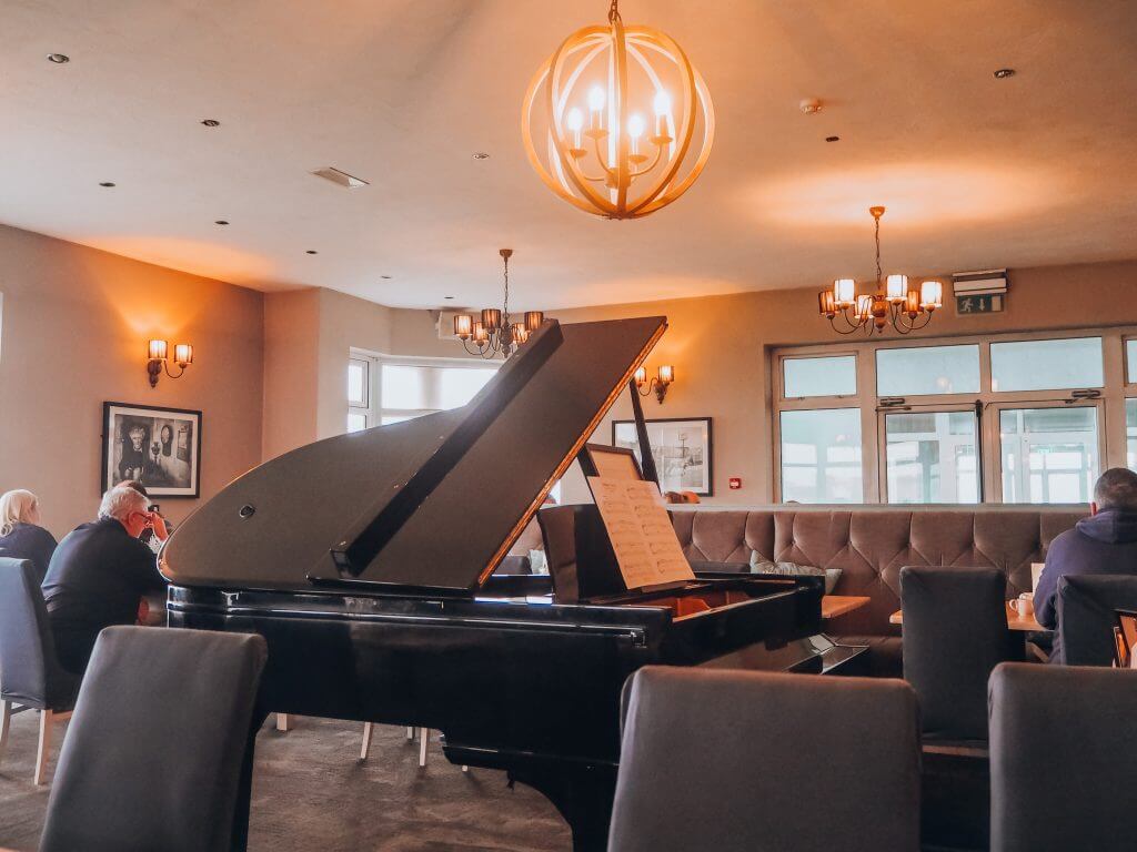 Piano in the Pearl Restaurant at Armada Spanish Point Hotel