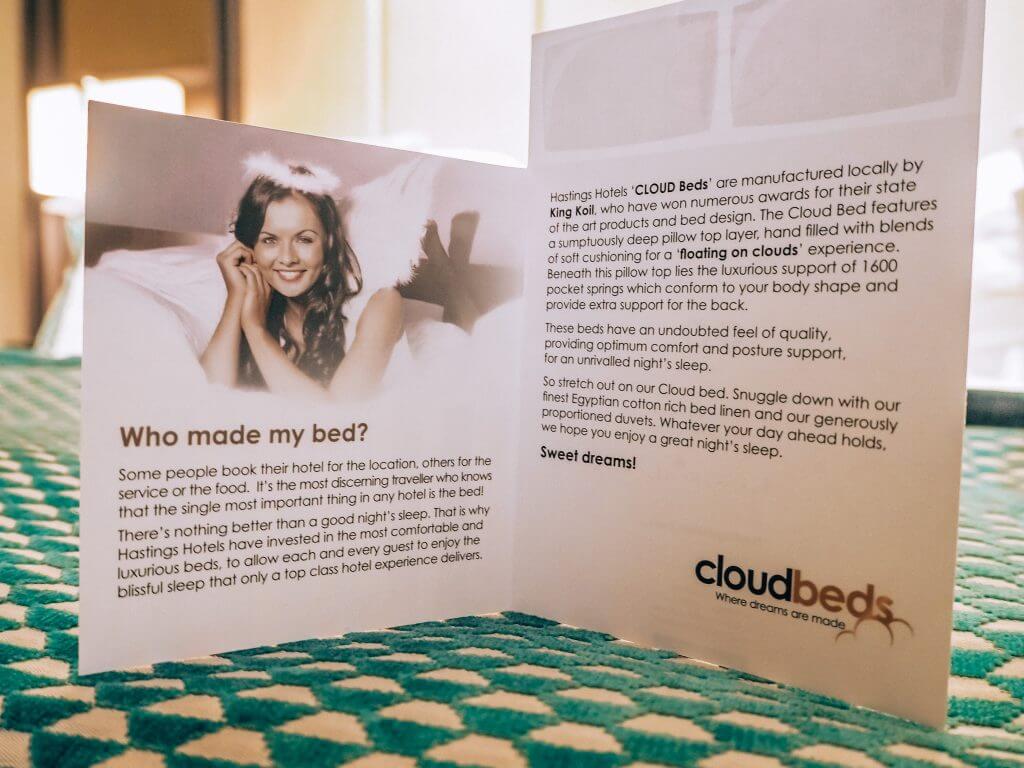 Cloud beds at the Grand Central Hotel Belfast