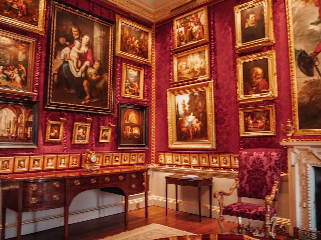 Red Room in Hillsborough Castle Northern Ireland